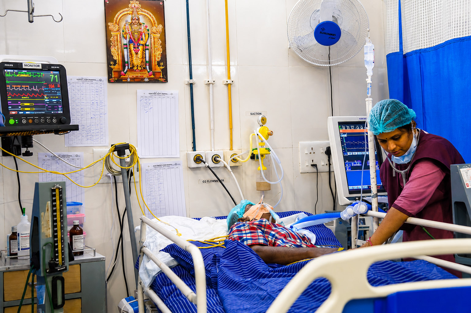 Intensive Care Unit (ICU) Patient Bed